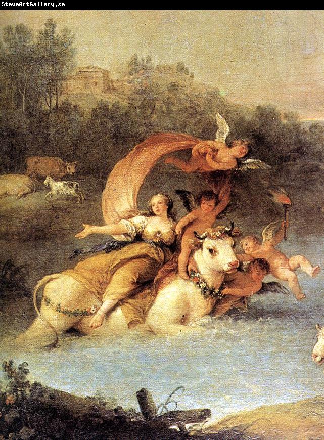 ZUCCARELLI  Francesco The Rape of Europa (detail)